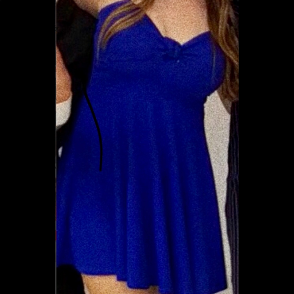 Blue homecoming dress